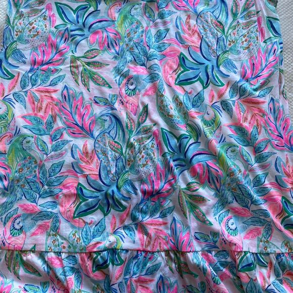 LILLY PULITZER RESORT WHITE TOUCAN DO IT BETTER CAMILLA SWING DRESS - Picture 2 of 5